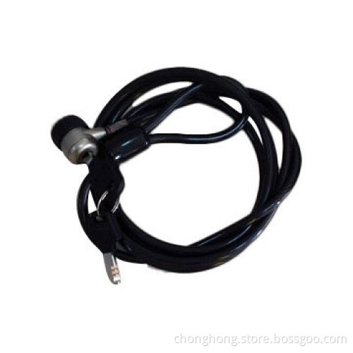 Double head computer lock, zinc alloy lock housing material, w/ two lock head, key-operated machines